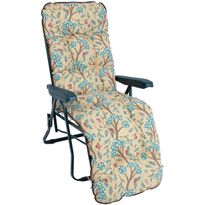 Terassituoli Home4You BADEN-BADEN beige pehmuste, vihreä
