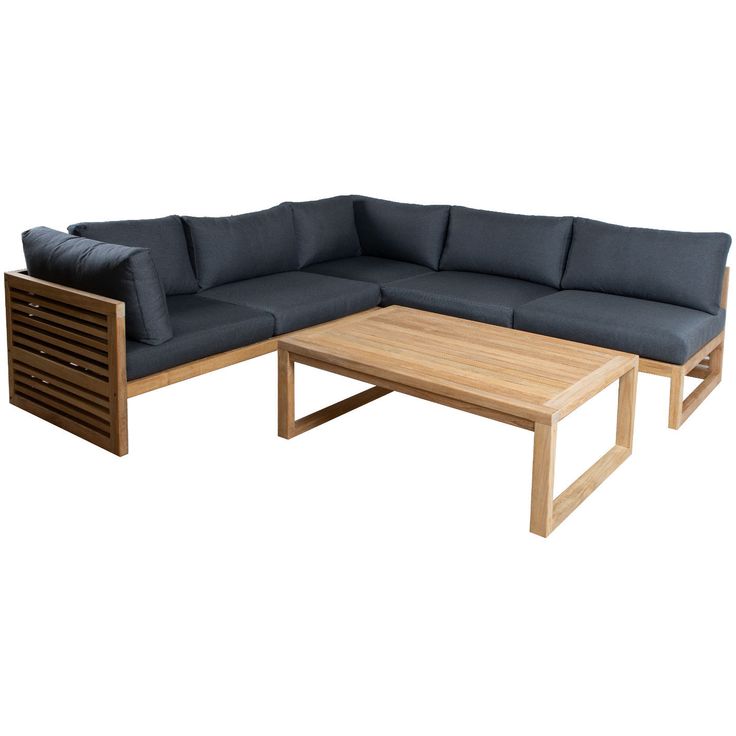 Set SERENITY corner sofa 2+2+1 and table
