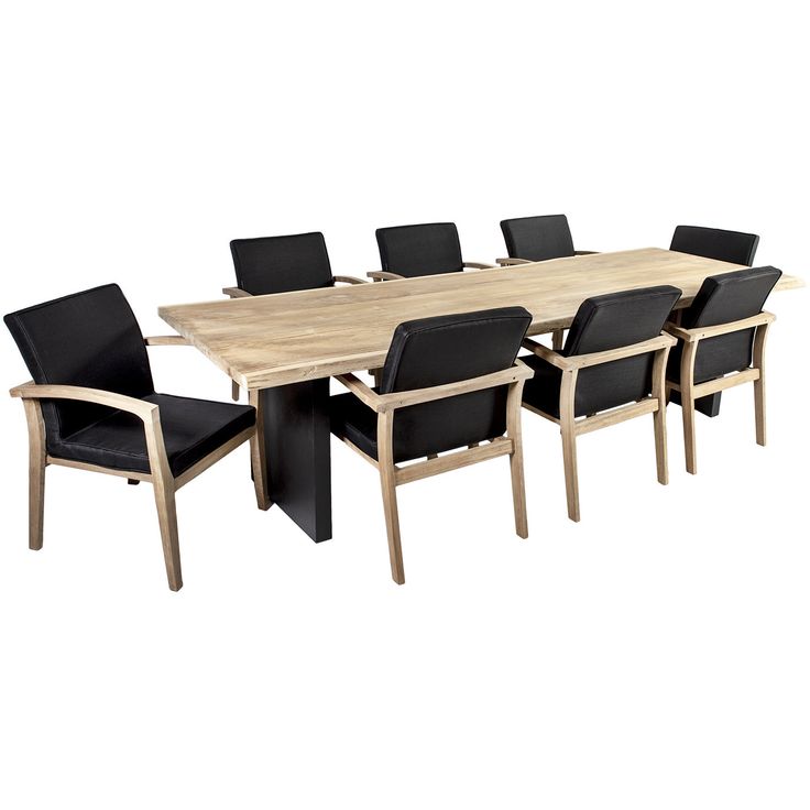 Dining set ROYAL with 8 chairs