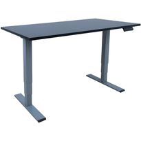 Työpöytä Home4You ERGO OPTIMAL 2-moottorilla 140x80 cm, musta