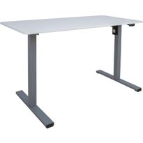 Työpöytä Home4You ERGO OPTIMAL 1-moottorilla 120x60 cm, valkoinen