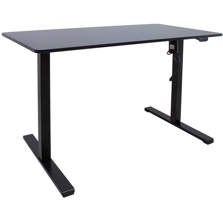 Desk ERGO OPTIMAL with 1 motor 120x60xH71-116cm, black