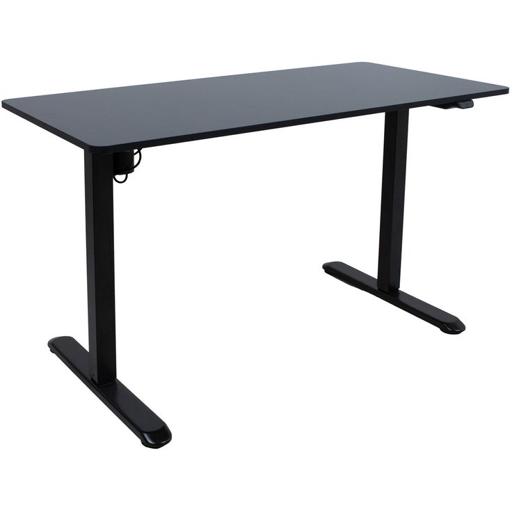 Desk ERGO LIGHT with 1 motor 120x60xH73-118cm, black