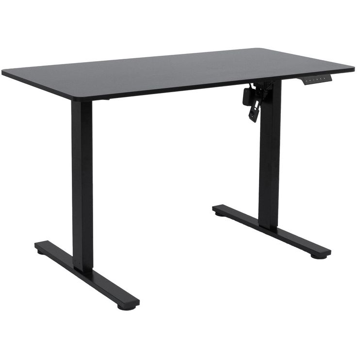 Desk ERGO FIT with 1 motor 120x60xH71,5-116cm, black