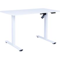 Työpöytä Home4You ERGO FIT 1 moottorilla 120x60xK71,5-116 cm, valkoinen