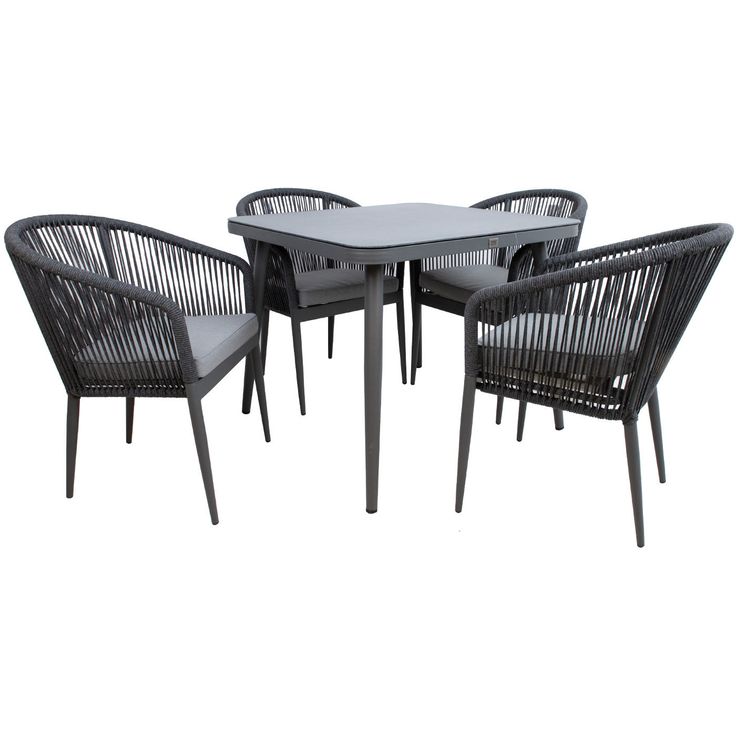Garden furniture set ECCO table and 4 chairs