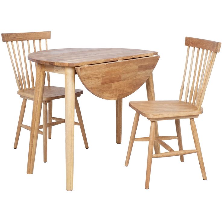 Dining set BIRKA wit 2 chairs