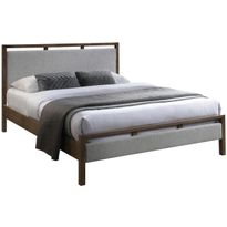 Sänky Home4You VOKSI patjalla HARMONY DUO SEASON 160x200 cm, harmaa