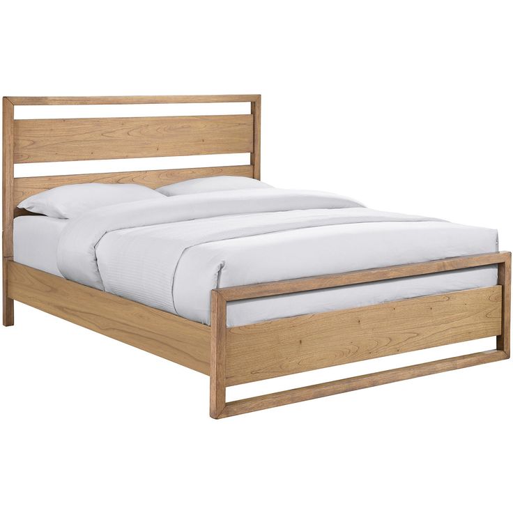Bed OZZO with mattress HARMONY DELUX 160x200cm, light wood