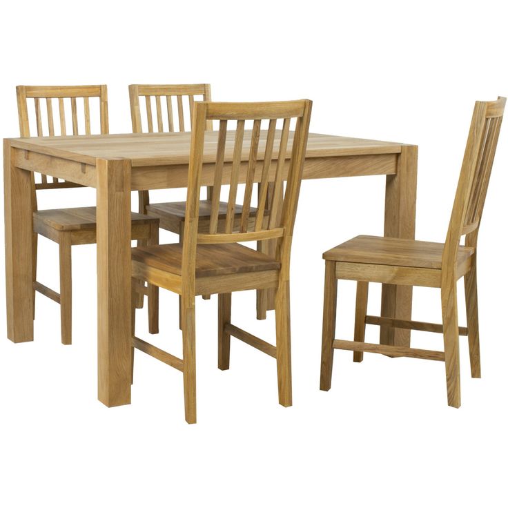 Dining set CHICAGO NEW table 120x90cm and 4 chairs (19954)