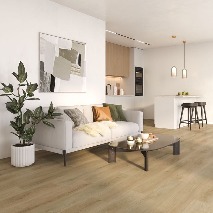 Vinyylilankku Karitma Premium Rigid Vinyl 7002 Canyon Oak, vaaleanruskea