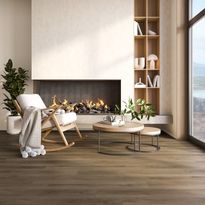 Vinyylilankku Karitma Premium Rigid Vinyl 7006 Pacific Oak, ruskea, integroitu askeläänieriste