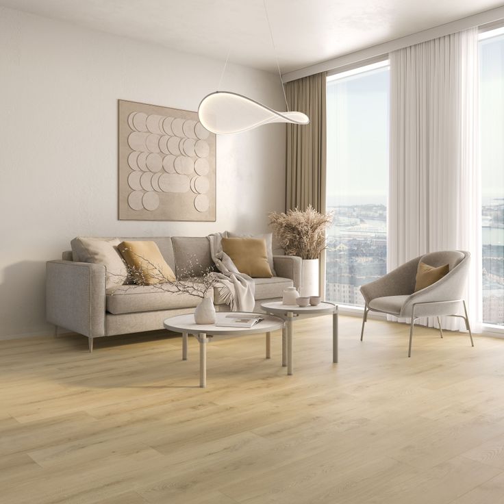 Vinyylilankku Karitma Premium Rigid Vinyl 7012 Woodland Oak, vaaleanruskea