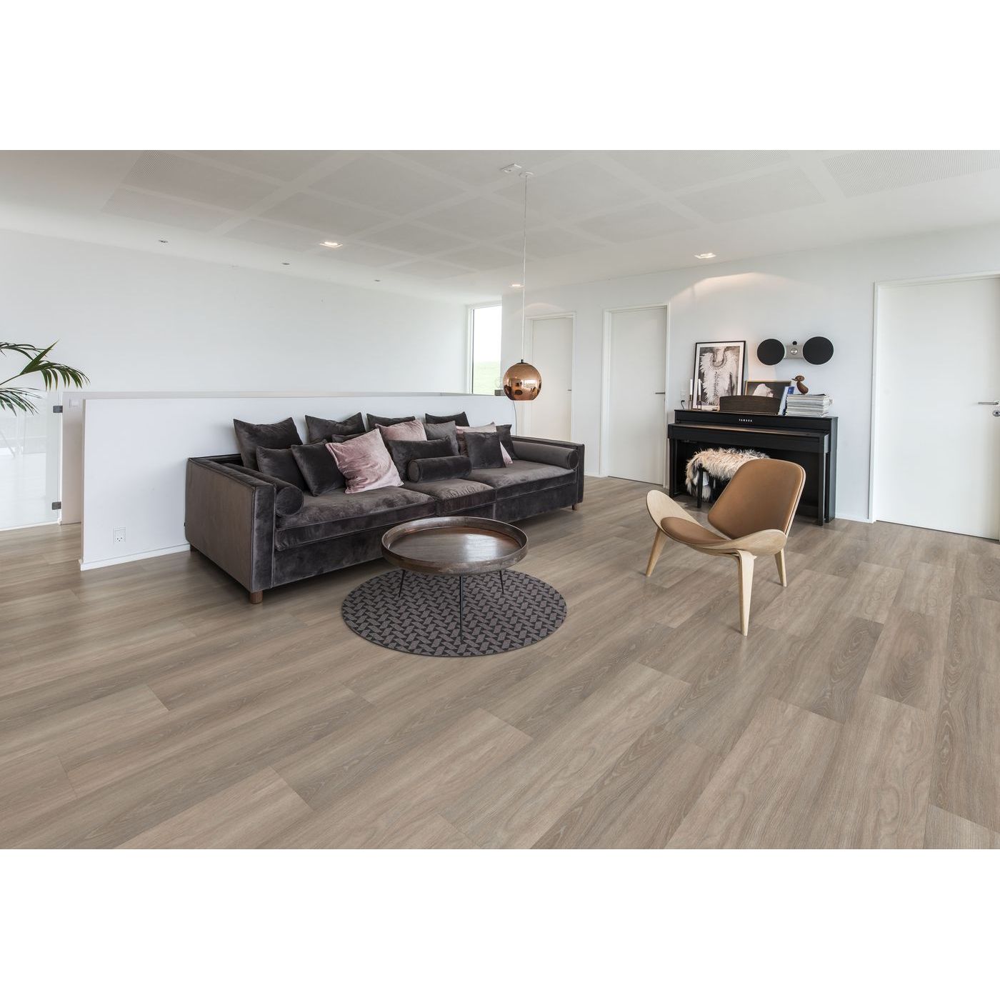 Vinyylilankku Kährs Luxury Tiles Breeze Whinfell, integroitu askeläänieriste