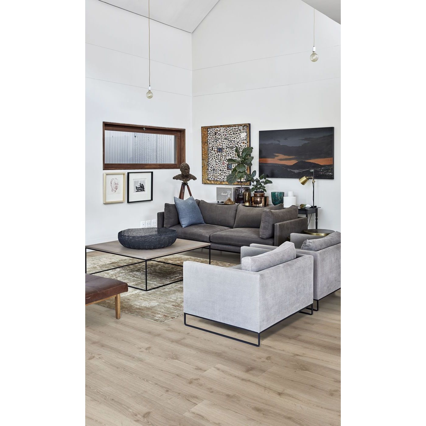 Vinyylilankku Kährs Luxury Tiles Impression Dovecot, integroitu askeläänieriste