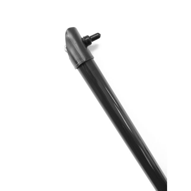 Verkkoaidan tukitolppa Ab Polar, pyöreä 38 mm korkeus 250 cm, harmaa