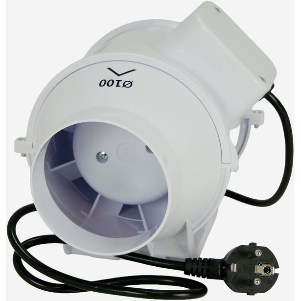 Pikkuvihreä Kanavatuuletin 100 mm 