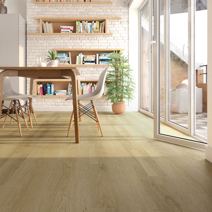 Vinyylilankku Karitma Spotlight 2254 Oak Prestige, integroitu äänieriste