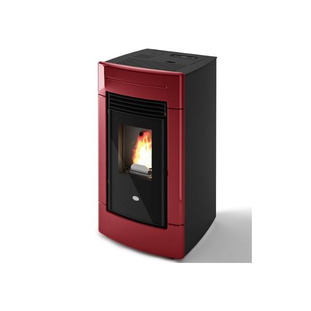 Pellettitakka Eva Calòr Sofia 9kW, punainen