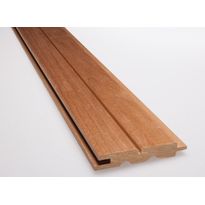 Saunapaneeli Karava Kallio, 1-valeura, 15x90x2400mm, thermohaapa