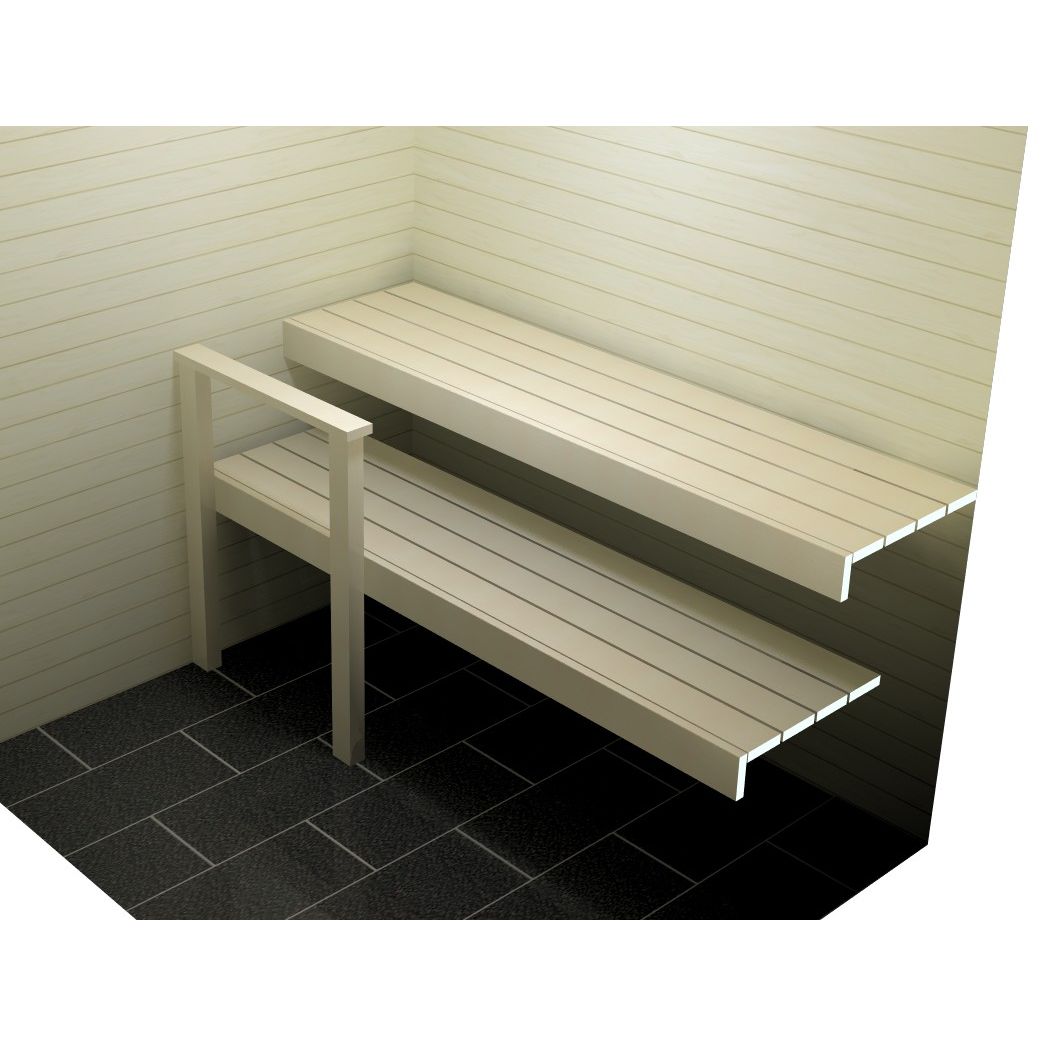 Laudepaketti Karava, 1801-2100/548 mm, haapa, mittojen mukaan