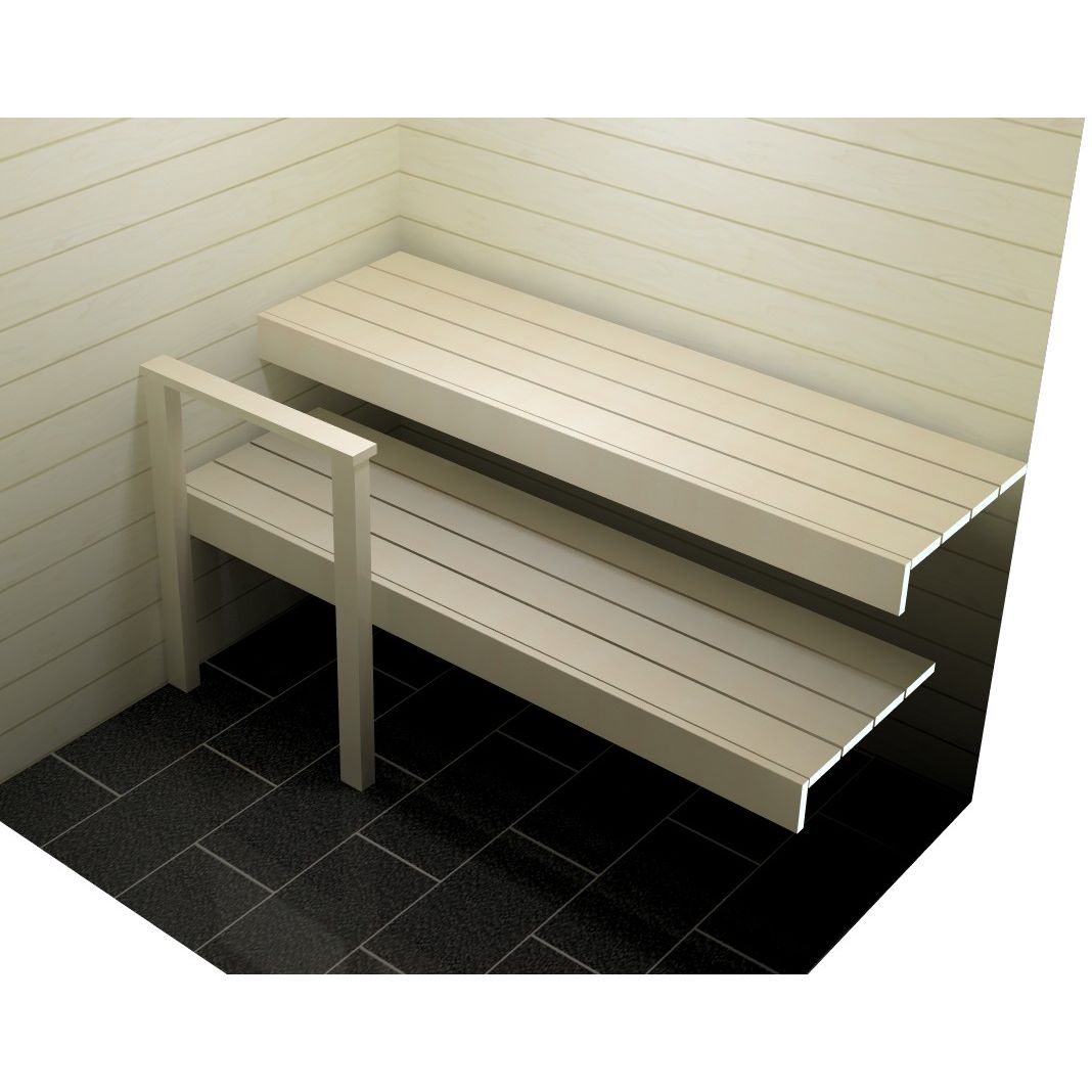 Laudepaketti Karava, 1801-2100/628 mm, haapa, mittojen mukaan