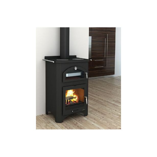 Puutakka/puuhella Bronpi Monza 14kW, musta