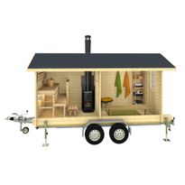 Kärrysauna Tene Maxi 9,6 m², valmiiksi rakennettu