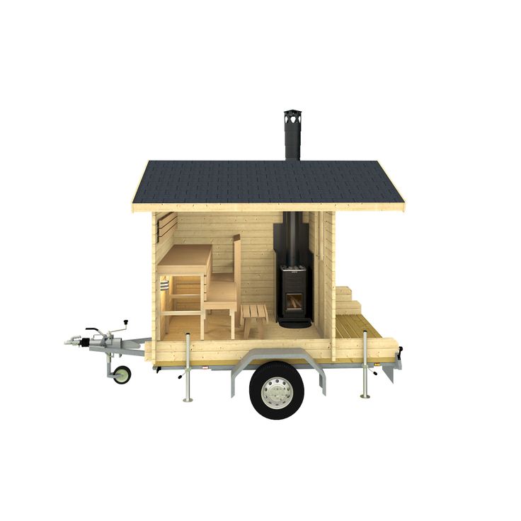 Kärrysauna Tene Mini 6 m²