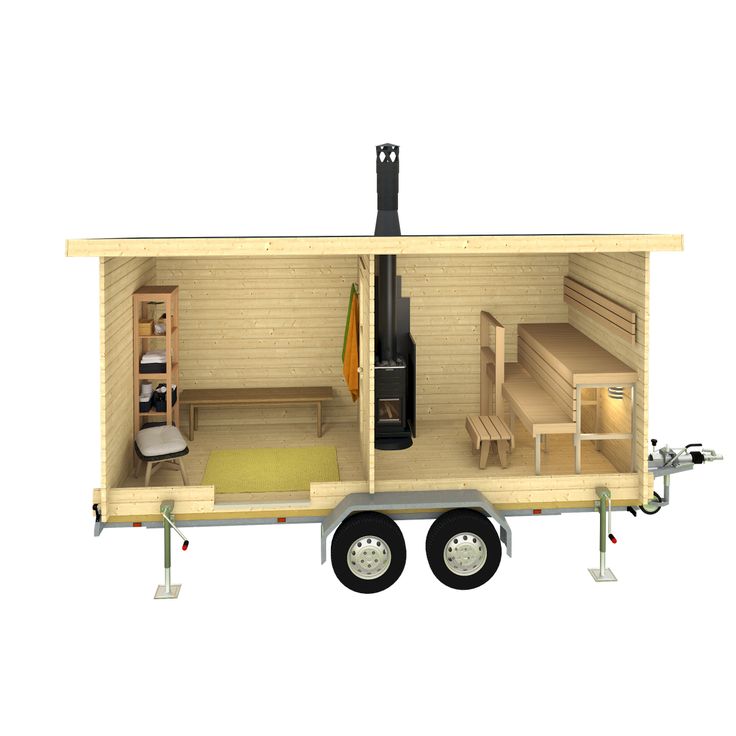 Kärrysauna Tene Moderni 9,6 m²