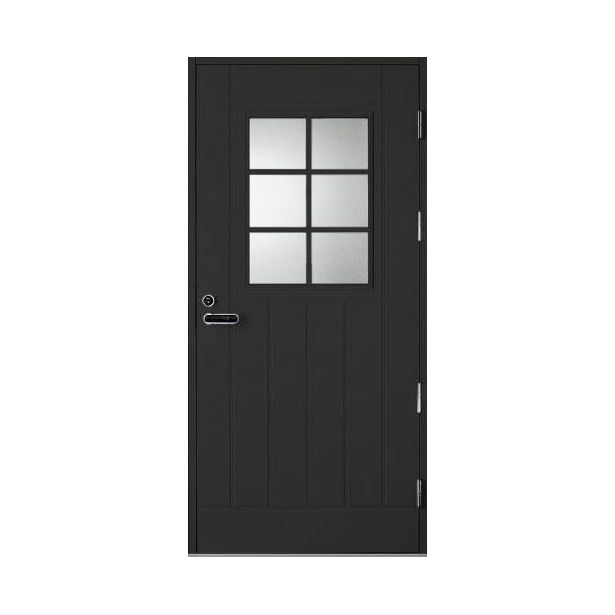 Ulko-ovi Kaski UOL1, Thermo, 9-10x21, karmi 115mm, RR23 tummanharmaa