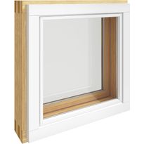 Saunan ikkuna Kaski MSEA 2+2 lasinen thermorakenne, A-malli