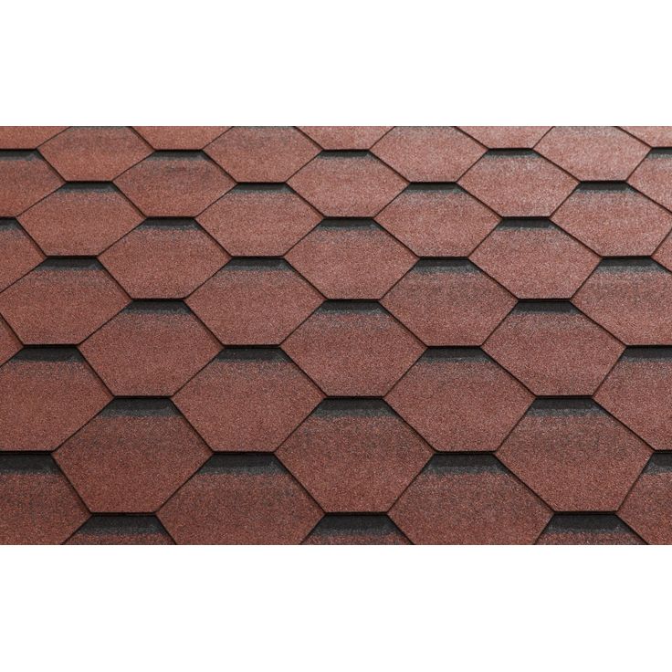 Kattohuopa Katepal Katrilli, ruskanpunainen, 3m2/pkt