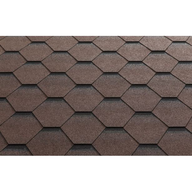 Kattohuopa Katepal Katrilli, kaarnanruskea, 3m2/pkt