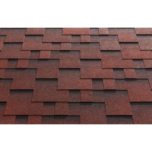 Kattohuopa Katepal Rocky, graniitinpunainen, 3m2/pkt