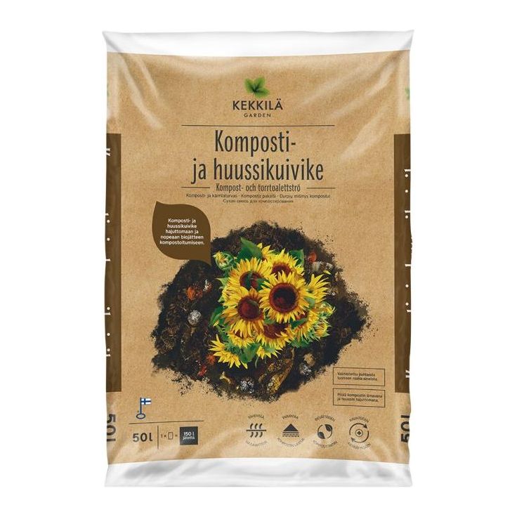 Komposti- ja huussikuivike Kekkilä, 50l