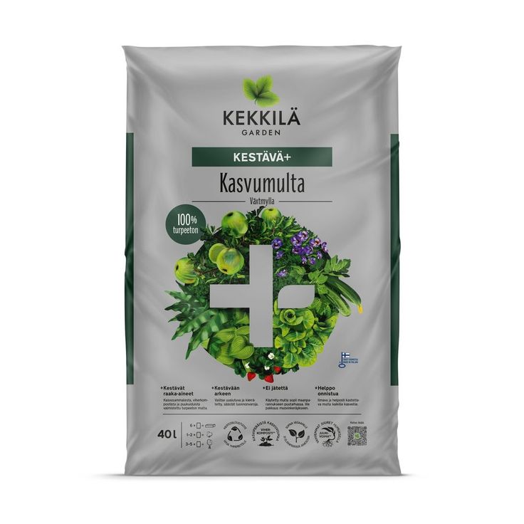 Kasvumulta Kekkilä Kestävä+, 70 säkkiä x 40 litraa/lava, 2800 litraa
