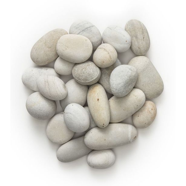 Koristekivi Kekkilä, 60 säkkiä x 10 kg/lava, 30-60mm, vaalea kvartsi