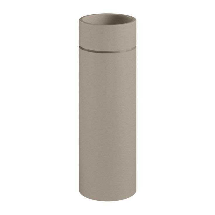 Vapaasti seisova pesuallas Kerasan Oke, lattiaviemäri P-trap, ø30x88.5cm, matta beige