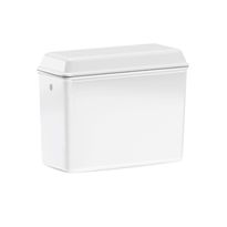 Korkea huuhtelusäiliö Kerasan The New Yorker, valkoinen