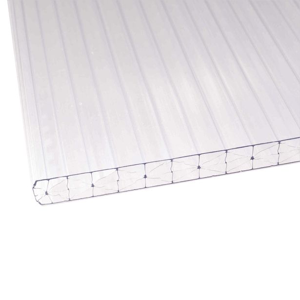 PC-kerroslevy Keraplast 16mm, 1050x4000mm, kirkas 4.2m²