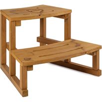 Kylpytynnyrin kaarirappu Kirami Step-A-Round, 50cm, lämpöpuu