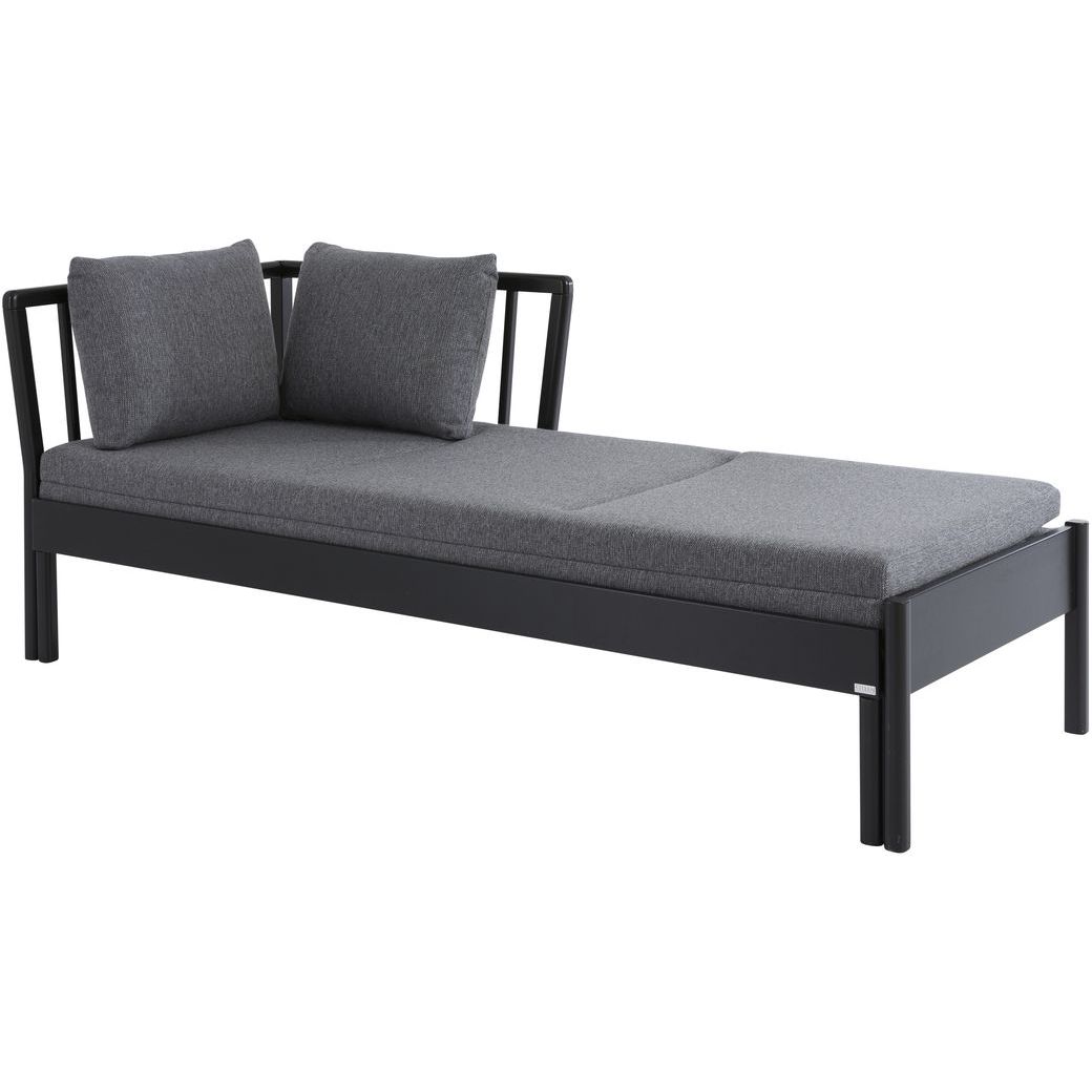 Vuodesohva Kiteen Huonekalutehdas Franz, 200cm, musta