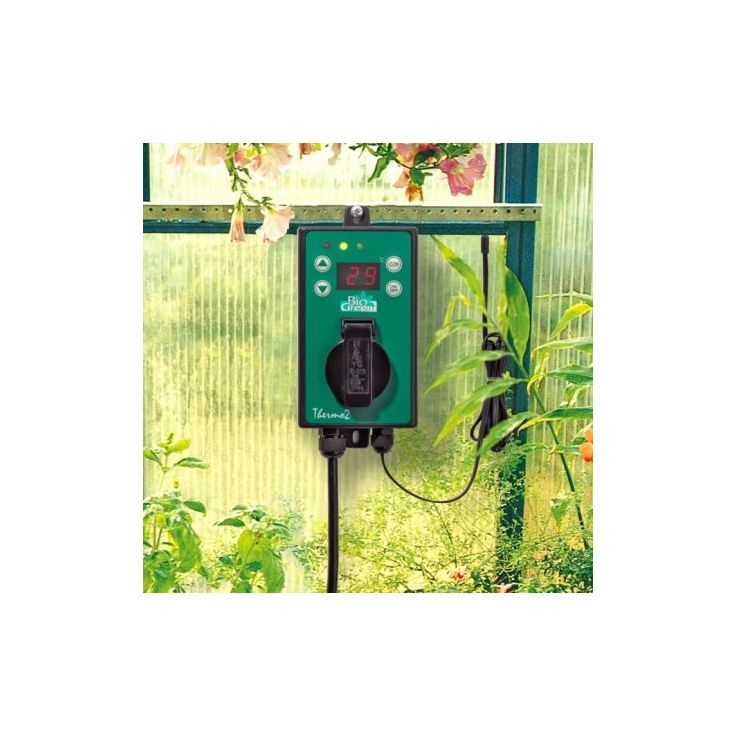 Termostaatti BioGreen Thermo1, digitaalinen, kasvihuoneeseen