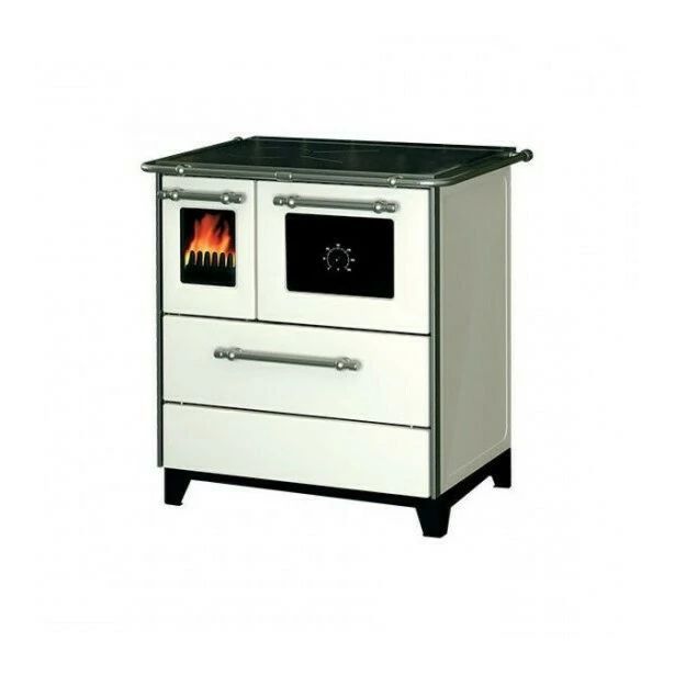 Puuliesi Donna 70 lasiovella, valkoinen, 5kW

