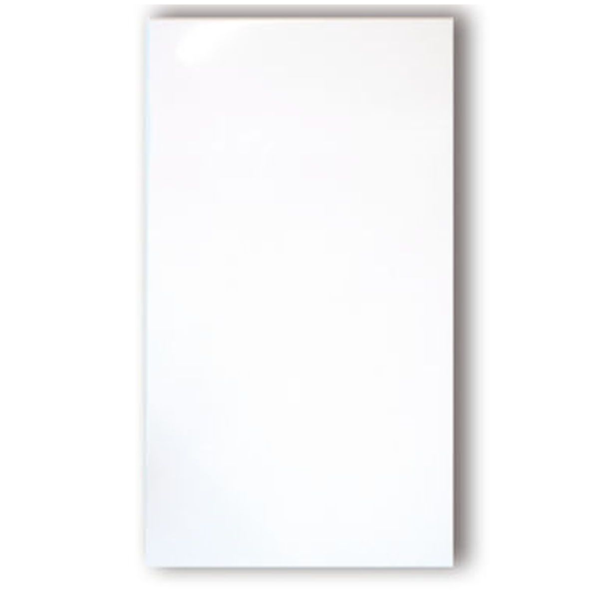 Ovilevy Ideal Keittiöt Lumi, 296x562mm, kiiltävä valkoinen