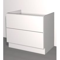 Laatikoston runko Ideal Keittiöt 2 laatikolla, eri kokoja, valkoinen