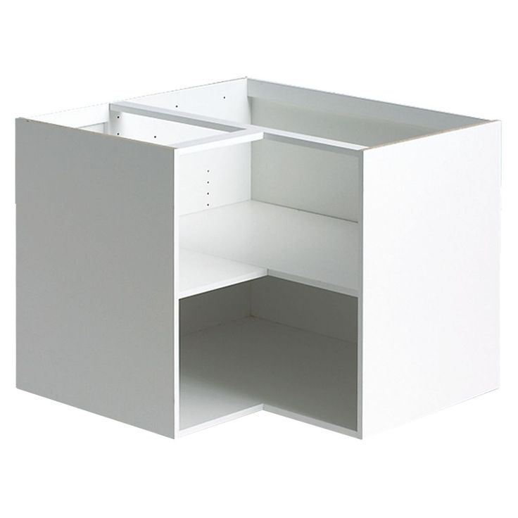 Kulmakaapin runko Ideal Keittiöt, 710x900x900mm, valkoinen
