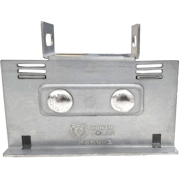 Kontio Solar Strong aurinkopaneelin kattokiinnike kone- ja lukkosaumakatolle pääkuva