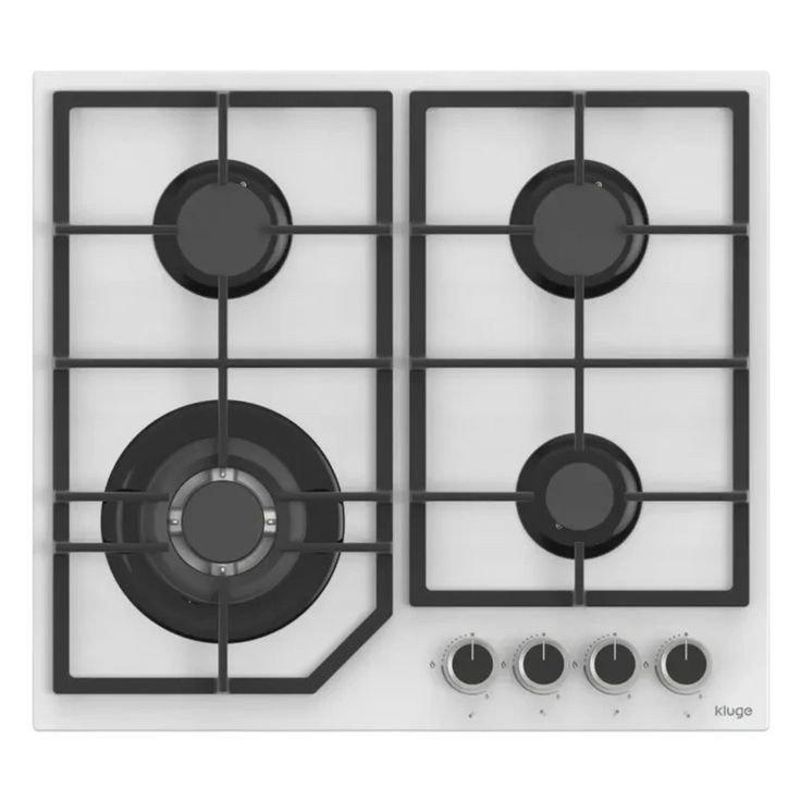 Kaasuliesitaso Kluge KPG6030WG, 58cm, valkoinen